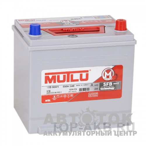 Автомобильный аккумулятор Mutlu Calcium Silver 55D23FL бортик 60R 520А D23.60.052.C - SMF M2