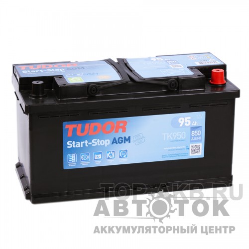 Автомобильный аккумулятор Tudor Start-Stop AGM 95R 850A TK950