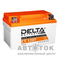 Delta CT 1207, 12V 7Ah, 105А YTX7A-BS