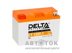 Мотоаккумулятор Delta CT 1209.1, 12V 9Ah, 115А YT9B-BS