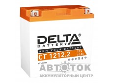 Мотоаккумулятор Delta CT 1212.2, 12V 14Ah, 155А YT14B-BS