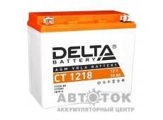 Delta CT 1218, 12V 18Ah, 270А YTX20-BS, YB16-B, YB18-A