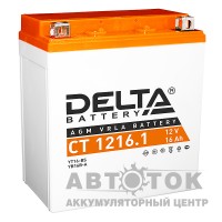 Delta CT 1216.1, 12V 16Ah, 230А YTX16-BS, YB16B-A