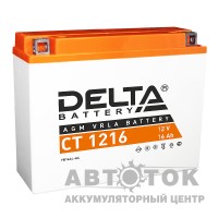 Delta CT 1216, 12V 16Ah, 200А YB16AL-A2