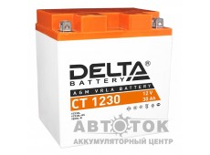 Мотоаккумулятор Delta CT 1230, 12V 30Ah, 300А YTX30L-BS, YB30L-B, YTX30L обратная пол.
