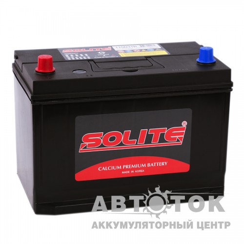 Автомобильный аккумулятор Solite 115D31R с бортиком 95L 750A