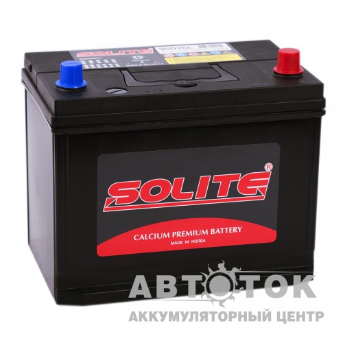 Автомобильный аккумулятор Solite 95D26L с бортиком 85R 650A