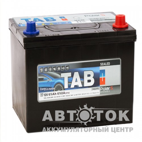 Автомобильный аккумулятор Tab Polar S 65R 650А  D23 обр. 246865 56568