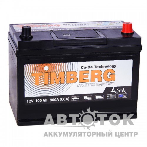 Автомобильный аккумулятор Timberg Asia 125D31L 100R 900A