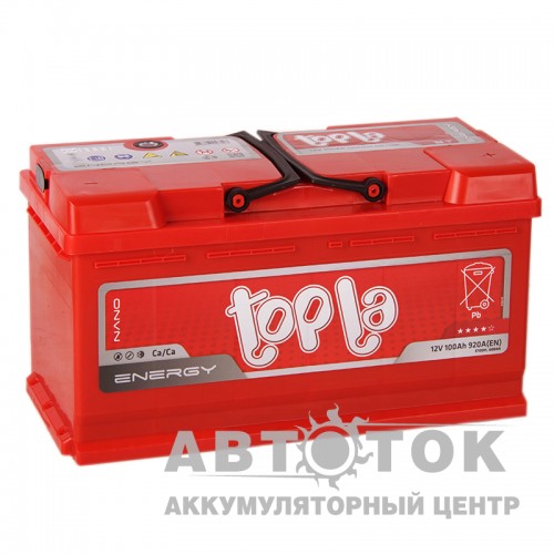 Автомобильный аккумулятор Topla Energy 100R 900A  108400 60044