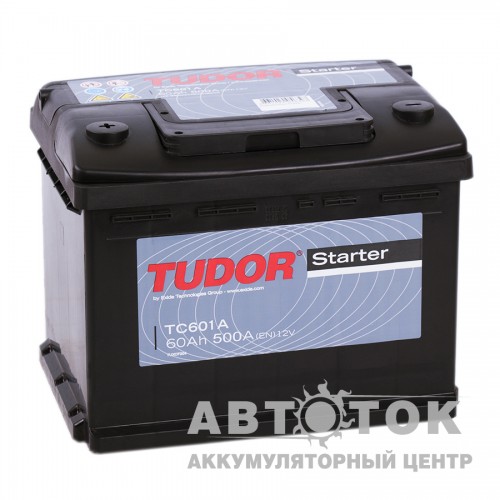 Автомобильный аккумулятор Tudor Starter 60L 500A  TC601А