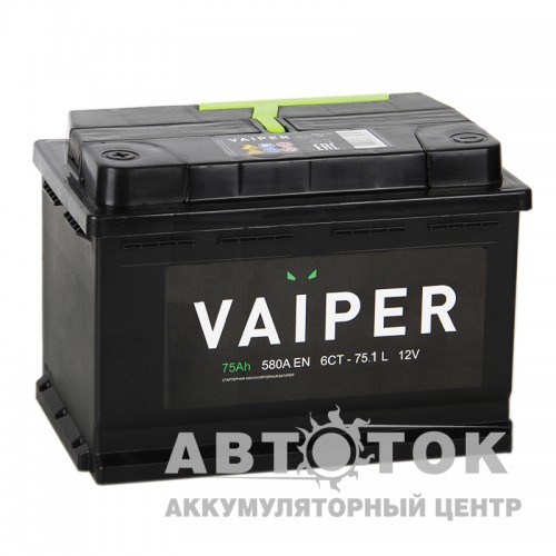 Автомобильный аккумулятор Vaiper 75L 580A