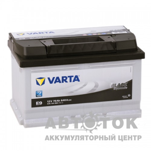 Автомобильный аккумулятор Varta Black Dynamic E9 70R 640A