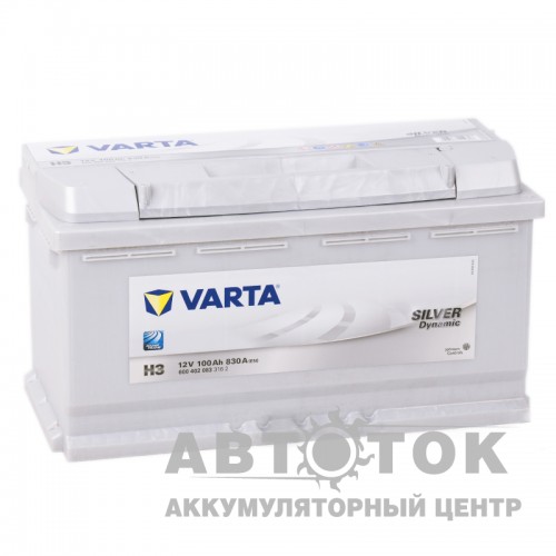 Автомобильный аккумулятор Varta Silver Dynamic H3 100R 830A