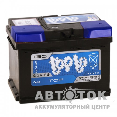 Автомобильный аккумулятор Topla Top 62R 600A  118662 56249