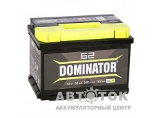 Автомобильный аккумулятор Dominator 62R низ. 550А