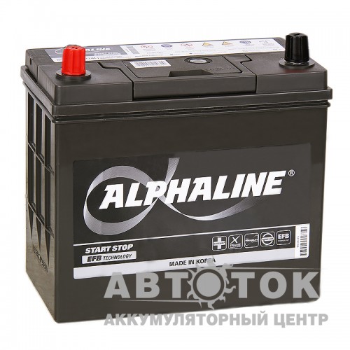 Автомобильный аккумулятор Alphaline EFB 70B24R 45L 460A  N55R Start-Stop