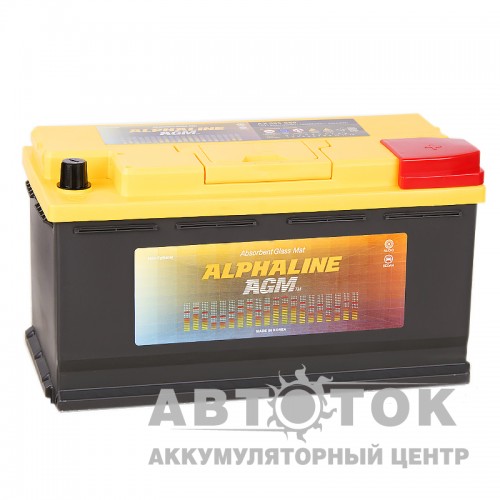 Автомобильный аккумулятор Alphaline AGM 95R 850A  Start-Stop