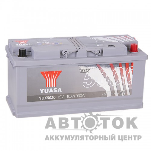 Автомобильный аккумулятор YUASA YBX5000 110R 900А  Silver High Performanse YBX5020