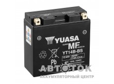 Мотоаккумулятор Yuasa YTX14B-BS - 12 Ач 210А 150x70x145 П.П. AGM сухоз.