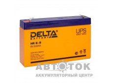 Автомобильный аккумулятор UPS Delta HR 6-96V-9A 151x34x94