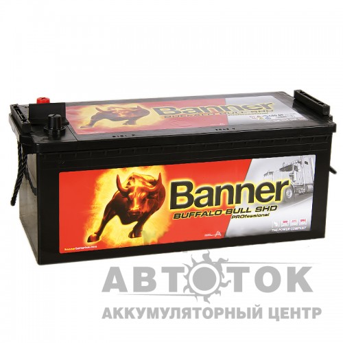 Автомобильный аккумулятор BANNER Buffalo Bull SHD PROfessional 680 08 180 евро 1000A