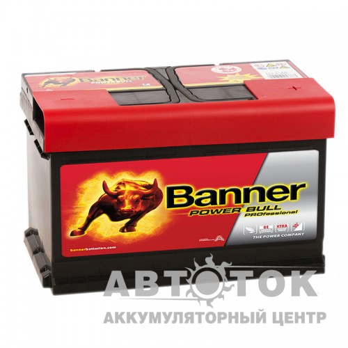 Автомобильный аккумулятор BANNER Power Bull Pro 77 42 77R низ. 680A