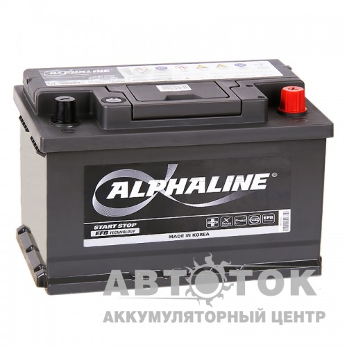 Автомобильный аккумулятор Alphaline EFB 65R 650A  SE 56510 Start-Stop