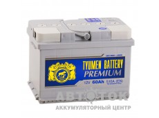 Автомобильный аккумулятор Tyumen  Premium 60 Ач П.П. низ. 510A