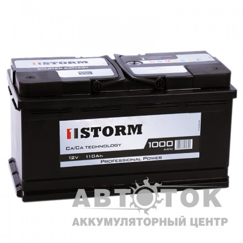 Автомобильный аккумулятор Storm Professional Power 110R 1000A