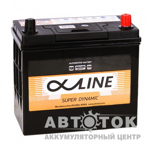 Автомобильный аккумулятор Alphaline SD 65B24L 52R 480A