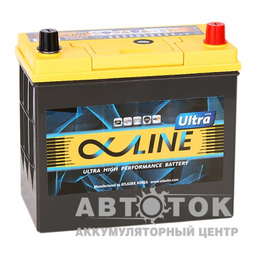 Автомобильный аккумулятор Alphaline Ultra 75B24LS 59R 550A