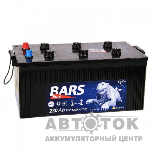 Автомобильный аккумулятор Bars 230 евро 1350A