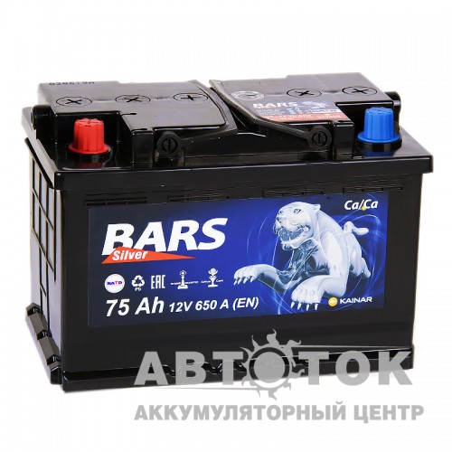 Автомобильный аккумулятор Bars 75L 650A