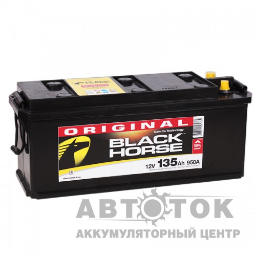 Автомобильный аккумулятор Black Horse 135 рус 950A