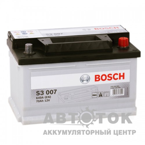 Автомобильный аккумулятор Bosch S3 007 70R 640A