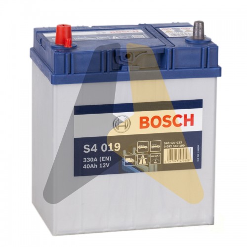 Автомобильный аккумулятор Bosch S4 019 40L 330A