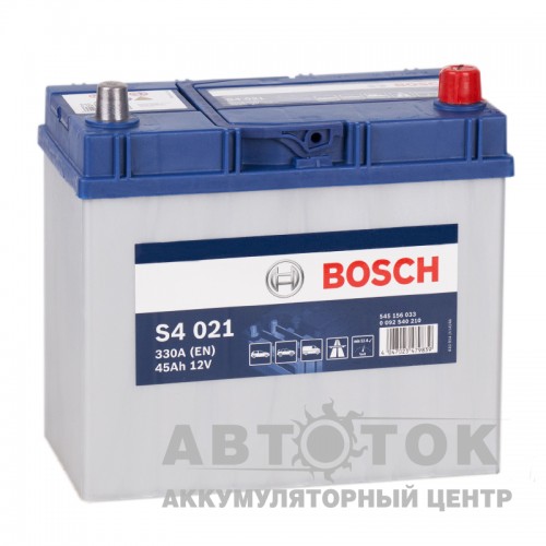 Автомобильный аккумулятор Bosch S4 021 45R 330A
