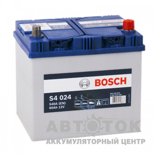 Автомобильный аккумулятор Bosch S4 024 60R 540A