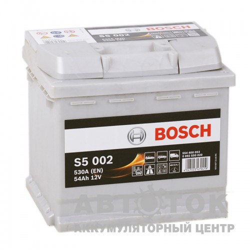 Автомобильный аккумулятор Bosch S5 002 54R 530A