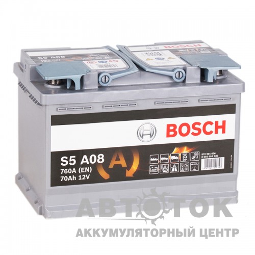 Автомобильный аккумулятор Bosch S5 AGM Start-Stop 80R 800A  A11