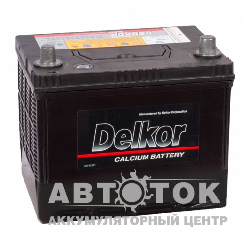 Автомобильный аккумулятор Delkor 55D23L 60R 550A