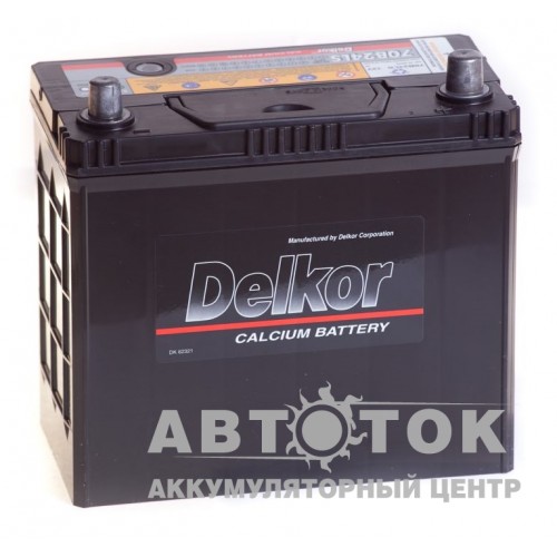 Автомобильный аккумулятор Delkor 70B24LS 55R 480A
