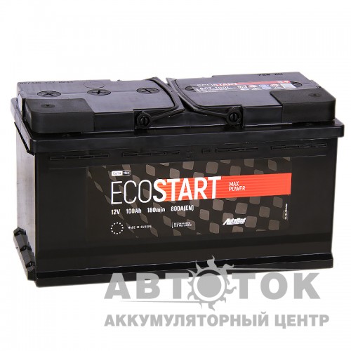 Автомобильный аккумулятор Ecostart 100L 800А