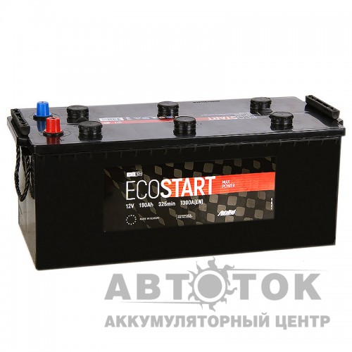 Автомобильный аккумулятор Ecostart 190 рус 1300А