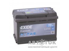 Автомобильный аккумулятор Exide Premium 77R 760А EA770