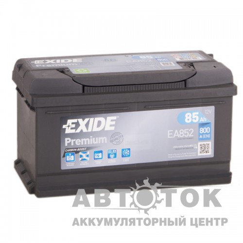 Автомобильный аккумулятор Exide Premium 85R 800А  EA852