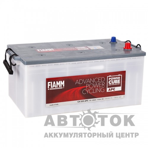 Автомобильный аккумулятор Fiamm Power Cube 225 евро 1150A  Heavy Duty CX225APC