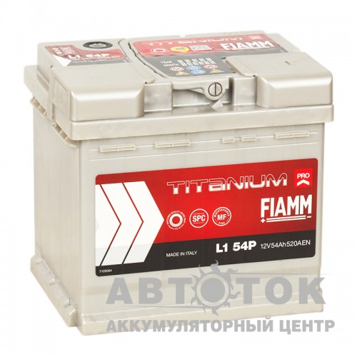 Автомобильный аккумулятор Fiamm Titanium Pro 54R 520A  L1 54P