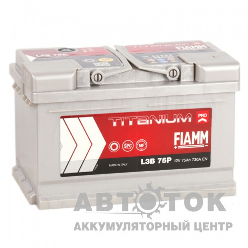 Автомобильный аккумулятор Fiamm Titanium Pro 75R низ. 730A  L3B 75P